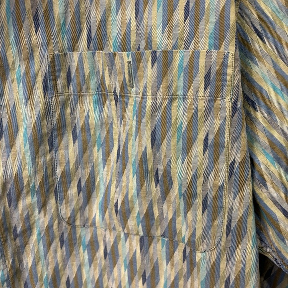 Missoni Sport Blue Gray Button Down Shirt XL - Picture 4 of 8